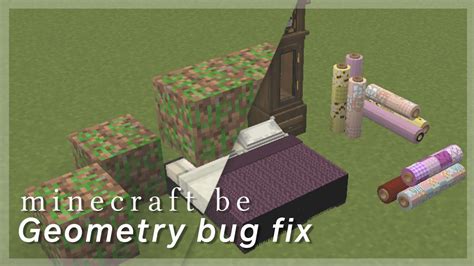minecraft geometry spot|minecraft bedrock geometry fixer.